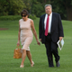 Amalija Knavs and Viktor Knavs, parents of first lady Melania Trump, arrive at the White House on June 11, 2017, in Washington, D.C. (Chris Kleponis-Pool/Getty Images)